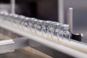 Vial on Pharmaceutical Production Line